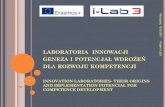 LABORATORIA INNOWACJI GENEZA I POTENCJAŁ WDROŻEŃ …ilab3.aps.edu.pl/wp-content/uploads/2017/03/ITEE.pdf · WYNALAZEK- INNOWACJA- KREATYWNOŚĆ 7 i-Lab3 Kreatywność definiowana