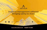 Property management software Bringing sanity to chaos...Certified advisors Accountants and bookkeepers Virtual managers. Arthur offers an accreditation for accountants and bookkeepers