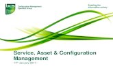 Service, Asset & Configuration Management...2017/01/17  · IT Asset & Configuration Management 2 Introduction Daniel Card –Founder/Owner of Xservus Advisory Services –16 years