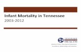 Infant Mortality in Tennessee - TN.gov › content › dam › tn › health › documents › IM... · 2017-11-22 · Infant Mortality in Tennessee, 2003‐2012. Tennessee Department