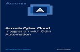 Acronis Cyber Cloud · Acronis Cyber Cloud is a proven, comprehensive, local and cloud backup and recovery service for service providers. Acronis Cyber Cloud backs up data from any