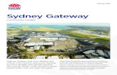 Sydney Gateway community update - Spring 2018 · airport terminals from the Sydney motorway network at move three million containers by rail by 2045. St Peters Interchange will provide