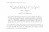 The LAAS: A Computerized Scoring System for … › PDF › LAAS.pdfvelopmental theory—in particular, the dynamic systems account of development described by Fischer and Bidell (1998).