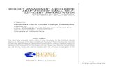 DROUGHT MANAGEMENT AND CLIMATE ADAPTATION OF SMALL, SELF ... · DROUGHT MANAGEMENT AND CLIMATE ADAPTATION OF SMALL, SELF-SUFFICIENT DRINKING WATER ... This research project would
