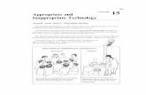 Appropriate and Inappropriate Technology - Healthwrights › content › books › HHWL › HHWLchapt15.pdf · Appropriate and Inappropriate Technology 'HARD' AND 'SOFT' TECHNOLOGIES