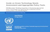 Guide on Green Technology Needs Assessment and Appropriate ...€¦ · 2. Waste management (waste reduction or waste to energy) 3. The need for new skills, training and enhanced awareness