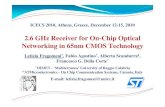 2.6 GHz Receiver for On-Chip Optical Networking in 65nm ... 2.6 GHz Receiver for On-Chip Optical Networking