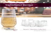 A Creative Presentation Sophisticated Stemless · A Creative Presentation Sophisticated Stemless With Lasting Impressions Reserv™ Stemless Collection ITEM# DESCRIPTION CASE WEIGHT