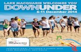 Lake MacqUarie weLcoMes yoU DownUnDer€¦ · Lake Macquarie offers accommodation from the absolute indulgence to budget-friendly. Pick your setting - beach, lake or forest, then
