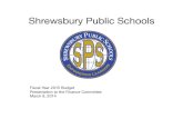Shrewsbury Public Schools - Amazon Web Services · Shrewsbury Public Schools Fiscal Year 2015 Budget Presentation to the Finance Committee March 8, 2014. What grade level? Represent