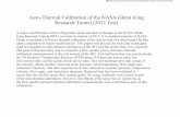Aero-Thermal Calibration of the NASA Glenn Icing Research ...• Calibration and Acceptance of Icing Wind Tunnels (Aerospace Recommended Practice 5905) • AIAA Recommended Practice