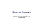 Reverse Osmosis - MIDWATER Presentation.pdf · Reverse osmosis has been commercial for over 25 years. 60MLD plants built in Saudi Arabia 20 years ago. Current sales of RO membranes