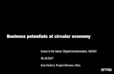 Business potentials at circular economy...Guide for circular construction planning. Neutral information collectioning and sharing for construction companies. Binding circular economy
