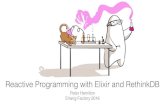 Reactive Programming with Elixir and RethinkDB › static › upload › media › ...Reactive Programming with Elixir and RethinkDB Peter Hamilton Erlang Factory 2016 Let’s Build