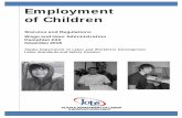Employment of Childrenlabor.state.ak.us/lss/forms/pam200.pdfThe pamphlet consists of two sections: the Alaska Statutes (pages 13) and theAlaska - Administrative Code or Regulations