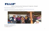 Kavre Community Outreach Program, Nepal€¦ · Kavre Community Outreach Program, Nepal Reporting period: January 1, 2016 – March 31, 2016 ... (Assistant Health Worker) and Mr.
