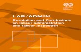 LAB / ADMIN - International Labour Organization€¦ · In order to ensure the integrity of labour inspection, condi-tions of service for labour inspectors should reflect gender equality