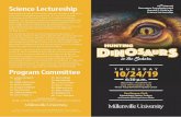 Millersville University - Welcome to Millersville University › scienceandmath › files › ... · "Hunting Dinosaurs in the Sahara" by Dr. Paul Sereno Lecture and presentation