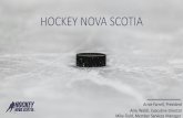 HOCKEY NOVA SCOTIA Provincial... · close contact with others or going out to access medicalcare. If not available, non- ... • Any changes to the guidelines in future months and
