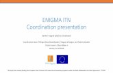 ENIGMA ITN Coordination presentation · This project has received funding from European Union’sHorizon 2020 research and innovation programme under the Marie-Sklodowska-Curie Grant