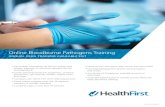 Online Bloodborne Pathogens Training · Online Bloodborne Pathogens Training ANNUAL OSHA TRAINING AVAILABLE 24/7 • Up-to-date information on how to reduce and prevent exposure to