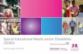 Special Educational Needs and/or Disabilities (SEND)...8 | SPECIAL EDUCATIONAL NEEDS AND/OR DISABILITIES (SEND) - DRAFT STRATEGY 2019-2022 Research (Frank Field, 2011, EPPE: 1997-2003,