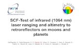 SCF-Test of infrared (1064 nm) laser ranging and altimetry ... · 3 INTRODUCTION! SCF: Satellite/lunar/GNSS laser ranging and laser altimetry Characterization Facility! The SCF modular,