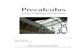 Precalculus: An Investigation of Functions › precalc › 1.0 › Precalc.pdfprecalculus for this project, and that helped drive us to complete our book, and allowed us to create