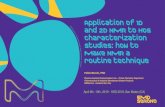 Application of 1D and 2D NMR to HOS characterization ...€¦ · Application of 1D and 2D NMR to HOS characterization studies: how to make NMR a routine technique Fabio Baroni /April