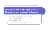 Disruptive and distressed doctors: Relevance of ...eaph.eu › pdf › Disruptive+and+distressed+doctors...References Borges, N & Osman, W (2001) Personality and medical specialty