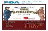 Presented by - The Foundation of Arts · By Special Arrangement with StudioCanal With Elea Pulliam & Presented by “The Producers” is presented through special arrangement with