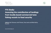 FFA Study: Assessing the contribution of landings from ... Tuna... · fisheries (including tuna and tuna-like species as well as bycatch) to food security. To address this, the Pacific