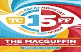 THE MˆCGUFFIN TRAVERSE CITY FILM FESTIVAL July 30 - … · 2019-07-28 · 4 TRAVERSE CITY FILM FESTIVAL New for 2019 PARTY UPDATES! We’ve hit 15, and our parties will be extra