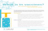 What is in vaccines? - health.gov.au › sites › default › files › what-is-in-vaccines.… · Preservatives protect vaccines from becoming contaminated with harmful bacteria