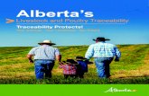 2018 AB Traceability BrochureDepartment/deptdocs... · as being safely enjoyed by Canadian consumers and consumers around the world. Tracking the movement of animals through the production