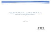 Review of the Vancouver, wa police department...supervisory review, report writing, and the review of critical incidents. CDM Core At the center of the CDM is an ethical core that