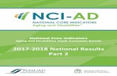2017-2018 National Results Part 2 - Vermont · NCI-AD Adult Consumer Survey 2017-2018 National Results: Part 2 2 Human Services Research Institute (HSRI) 2336 Massachusetts Avenue