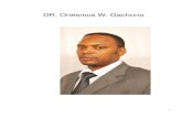 DR. Onesmus W. Gachuno - Kenyatta Universityresearch.ku.ac.ke/images/docs/profiles/dr-gachuno.pdf · 2001 to 2003: Senior Medical officer (Obstetrician and Gynaecologist) University