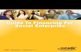 Guide To Financing For Social Enterprise › guidetofinance_june05_eng.pdf · Amanda Dowling Manager, Corporate Social Responsibility, Citizens Bank of Canada Daisy Quon Assistant