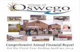 VILLAGE OF OSWEGO, ILLINOIS OswegoCAFR.pdf · 2018-01-19 · Balance Sheet - Debt Service Fund ... The Comprehensive Annual Financial Report of the Village of Oswego, Illinois, for