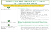 Saudi Work Visa Application Process In Three Simple Steps€¦ · Saudi Work Visa Application Process In Three Simple Steps Before starting your visa application process we advise