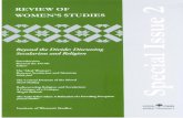 REVIEW OF WOMENâ€™S STUDIES - Birzeit issue 2_   with Birzeit students and faculty, is available