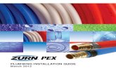 ZPM07199 Plmbg. Install.€¦ · an understanding of the strengths and limitations of Zurn PEX tubing will help to ensure that it maintains optimum performance char ac - teristics