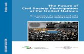 The Future of Civil Society Participation › 47714755 › 2008_bruehl_… · The Future of Civil Society Participation at the United Nations ... Transnational Actors and Global Governance