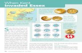 When Kent Invaded Essex - Celtic coinsKent c.50-40 BC re-using reconditioned die from SS Type stater (ABC 2237) struck in Essex c.55-45 BC. The uprooted corn stalk in a clenched fist,