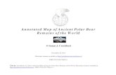 Annotated Map of Ancient Polar Bear Remains of …...Map Notes for Ancient Polar Bear Remains of the World - fossil and archaeological polar bear, Ursus maritimus, remains (please
