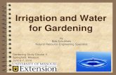 Irrigation and Water for Gardening - Home | AgEBBagebb.missouri.edu/drought/...NationalGardenClub... · 15 Basic Watering Facts Plants need 1”-1.5” of water per week – 624-935