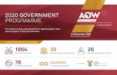 2020 GOVERNMENT PROGRAMME - connect.itegroup.comconnect.itegroup.com/rs/344-AEZ-891/images/AOW Gov... · as partners on key projects and licensing rounds. Our programme is carefully