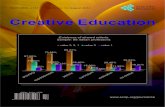 Creative Education, 2014, 5, 1235-1352...Creative Education, 2014, 5, 1235-1352 Published Online August 2014 in SciRes.  Table of Contents Volume 5 Number 14 August 2014 ...