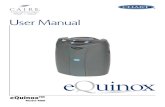 User Manualfiles.chartindustries.com/EQuinox Manual 4805 C 2.pdf · 2020-03-26 · Connect the oxygen supply tubing to the oxygen outlet and connect the oxygen cannula per the instructions